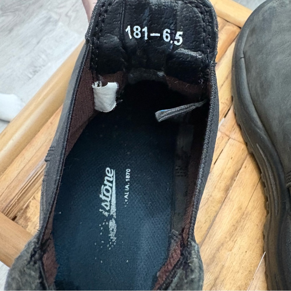 Blundstone Men's Black Steel Toe Work Boots - Picture 9 of 15